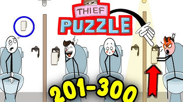 Thief Puzzle(WEEGOON)-Funny Stickman Brain Puzzle Game-Levels 101-200 Android Gameplay #thiefpuzzle