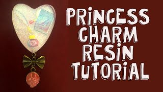 Princess Charm Resin Necklace Tutorial // Velvet Way