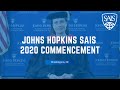 Johns Hopkins SAIS 2020 Commencement