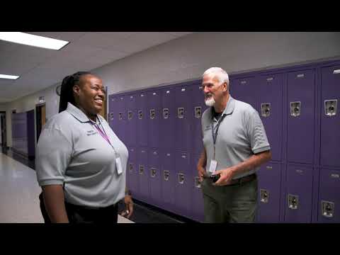 Meet John Zook, the school security officer at Battlefield High School