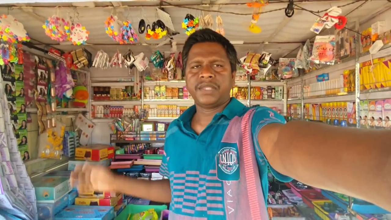 मनिहारी दुकान। महिंद्रा जीतो स्ट्रांग में सेटअप।।