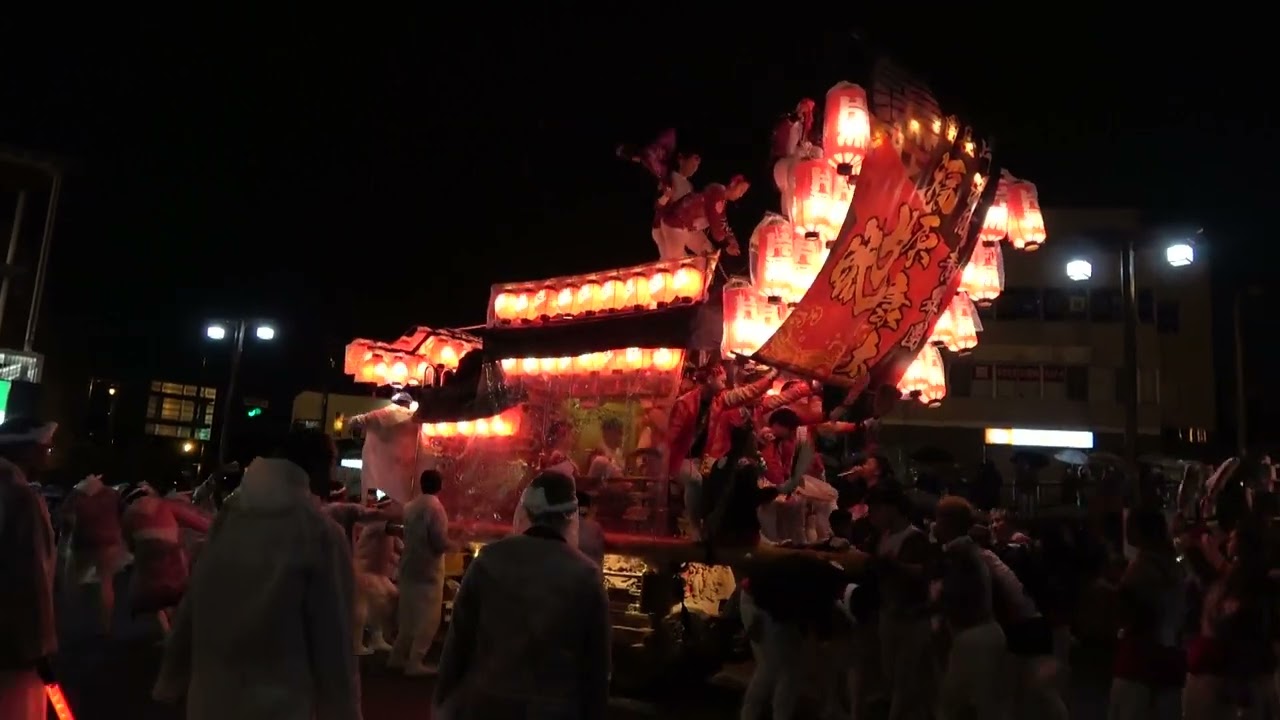 令和４年度　三日市地区祭礼　本宮　三日市駅前パレード　片添・上田（だんじり・河内長野・三日市・片添・上田・烏帽子形八幡神社・赤坂上之山神社）