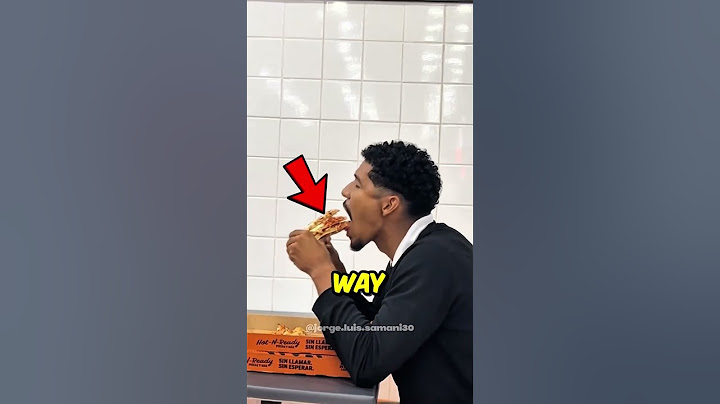 Weirdest Way To Eat A Pizza 😱