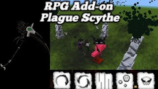 RPG Add-on Plague Scythe MCPE 1.20 