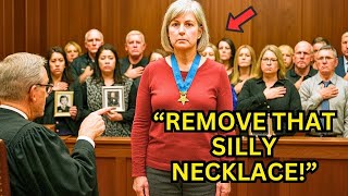 Judge Ordered Her to Remove Her Medal of Honor — Until an Admiral Walked In and Stunned the Court
