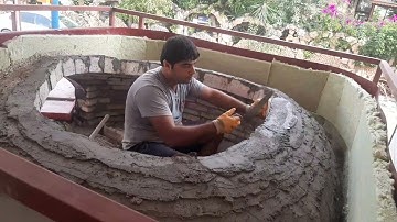 Seyyar Fırın Nasıl Yapılır Kubbe Örme 0534 918 32 73  Taş Fırın Yapımı Mersin Ünal