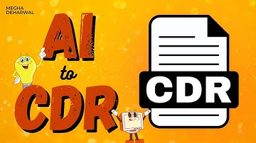How to convert Illustrator File to CorelDraw - Ai to CDR - PDF to CDR Converter #tutorial #howto