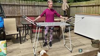 HouseIn Winged Expanding Dryer Rack,clothes drying rack