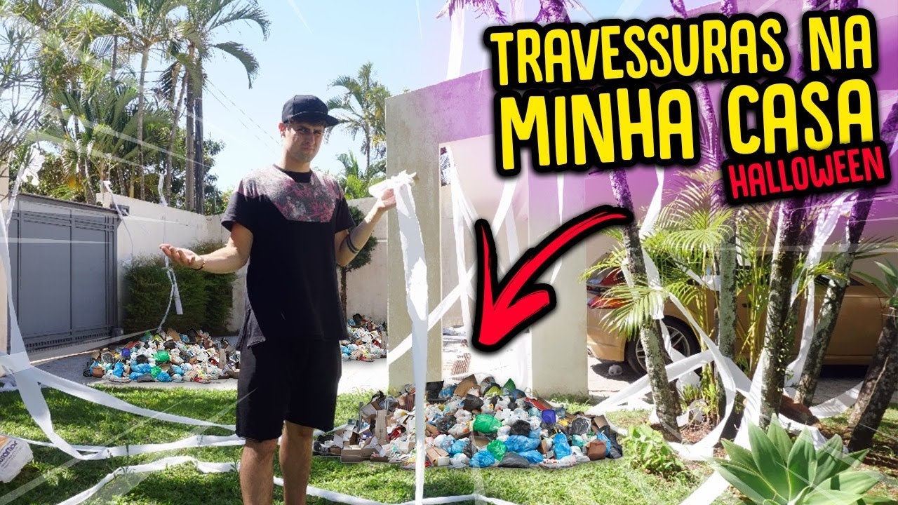 minha phonetique FIZERAM TRAVESSURAS NA MINHA CASA NO HALLOWEEN !! [ REZENDE EVIL ]