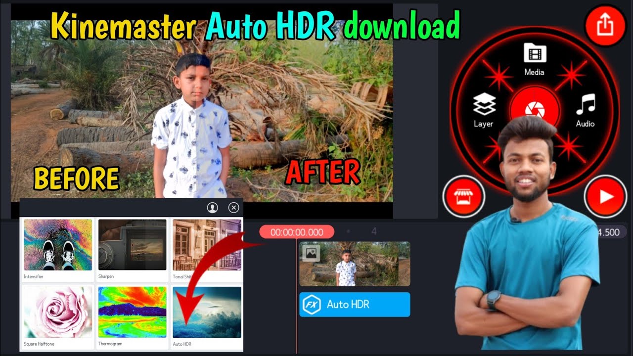 Kinemaster auto HDR kaise download Karen, change video quality, Kinemaster HDR Use Kaise kare 2023