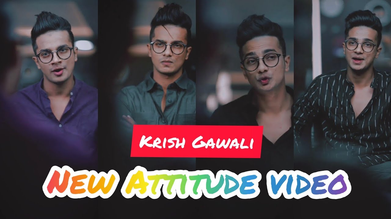 Krish Gawali New Attitude  videoNew trending reels