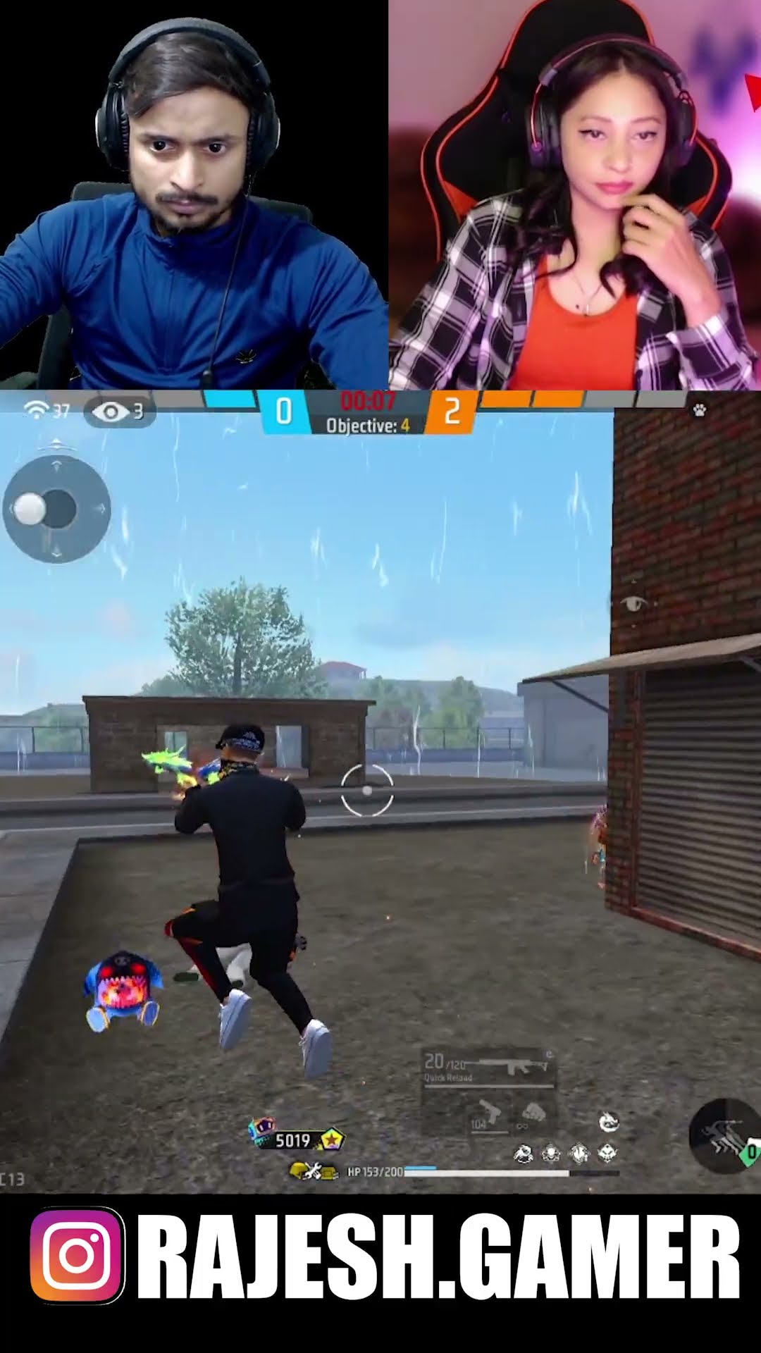 NEW 1VS3 With JOD Parafal ? Can you beat this? ? Teammates OP Reaction ? Impossible Clutch ? #shorts