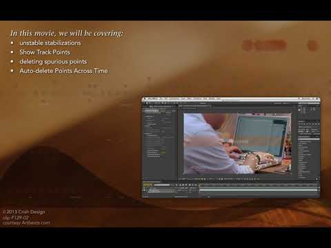 After Effects Classic Course - Warp Stabilizer VFX 1/4: Show & Delete Track Points
