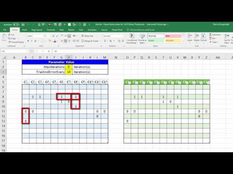 Video 2 - Power Query solver for 12x12 binary puzzles - Rules