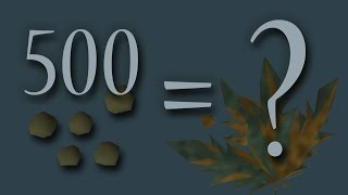 RuneScape - Loot from 500 Fellstalk seeds