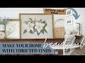 make your home beautiful with thrifted finds . vintage estate sale finds . goodwill thrifting haul