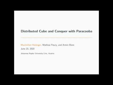 Paracooba SAT2020 Presentation