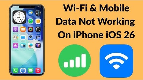 How to Fix WiFi & Cellular Data Not Working on iPhone iOS 26
