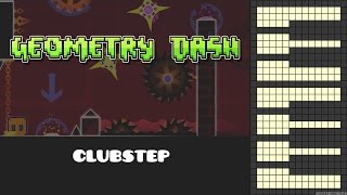Geometry Dash - Clubstep [Piano Cover]