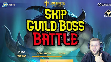 Skip Guild Boss Battle Tip! - Infinite Magicraid
