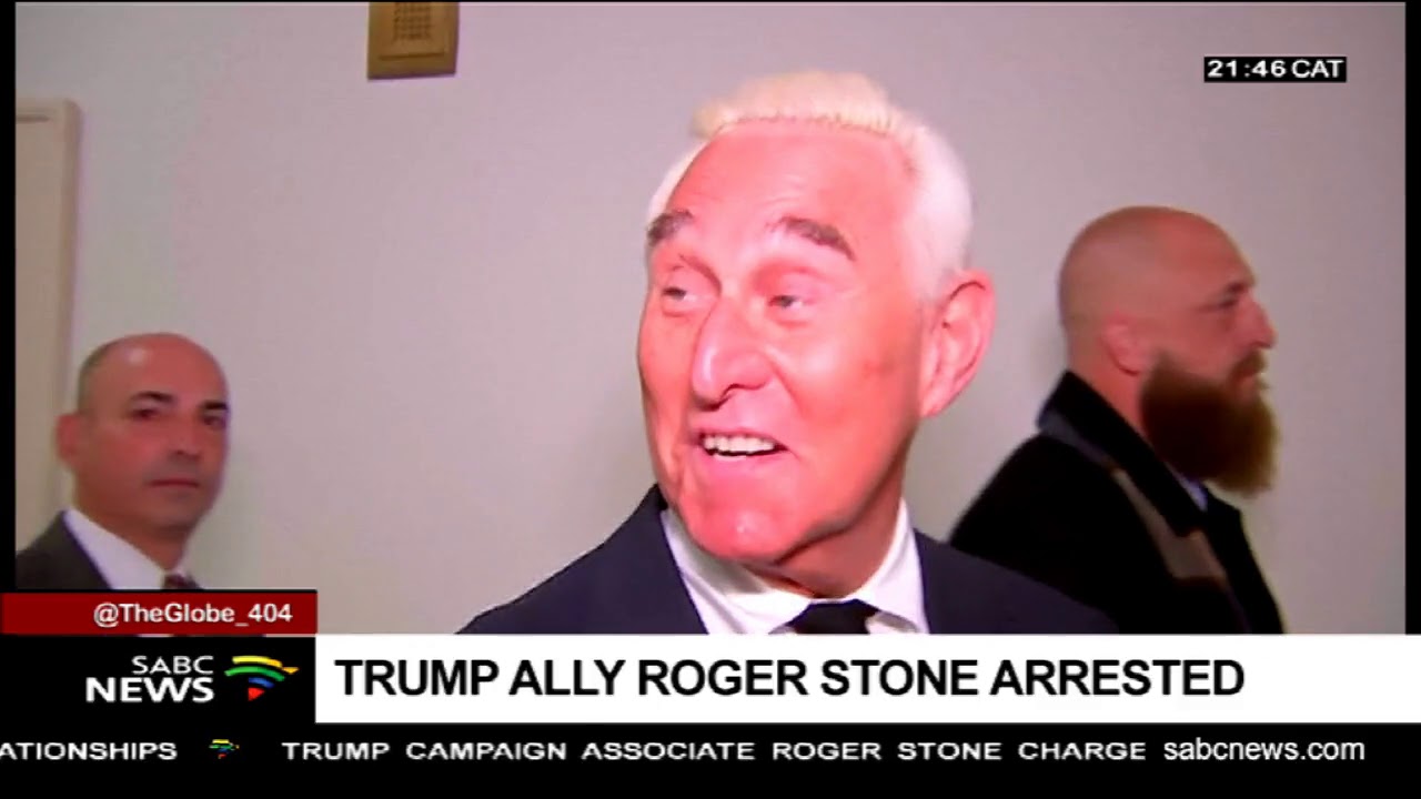 President Trump confidante and ally, Roger Stone arrested - YouTube