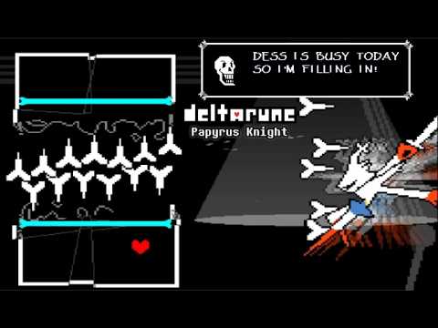 Some king of Knight-Shaped Papyrus | Deltarune: Papyrus Knight