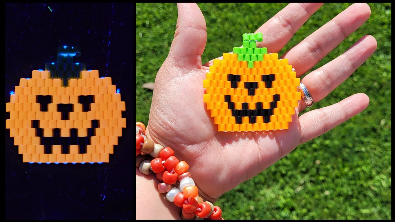Halloween 🎃 kandi tutorial - YouTube