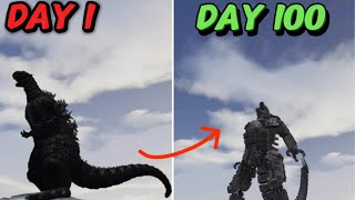 I Survived 100 days in kaiju arisen | Roblox