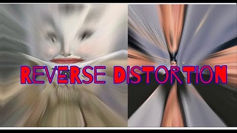 How to do zoom in reverse distortion on Video Star