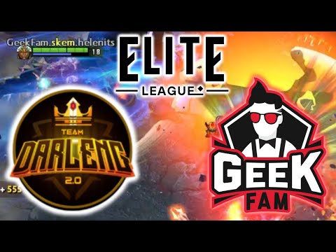 AMAZING SERIES !! TEAM DARLENG 2.0 vs GEEK FAM - ELITE LEAGUE SEA CLOSED QUALIFIERS DOTA 2