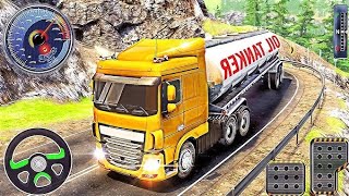 Euro Truck Simulator Game 3D - オイルタンカー大型貨物輸送 - Androidゲームプレイ screenshot 5