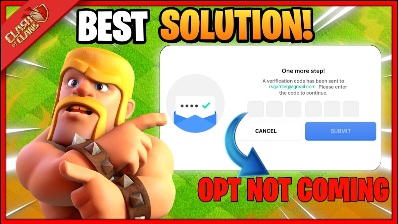 Clash of Clans Login OTP Not Coming? 🔥 Fix Now (100% Working Solution ...