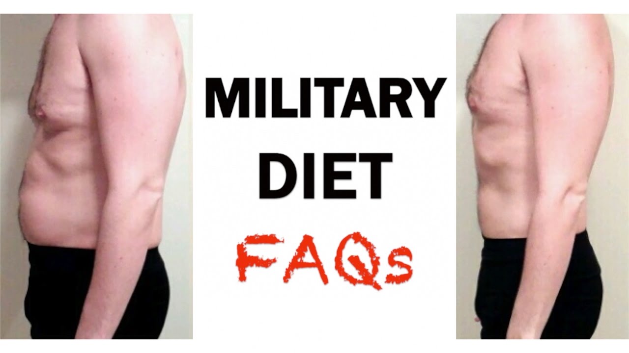 MILITARY DIET FAQs PT. 1: Substitutions | Lose 10 Pounds in 3 Days: How
