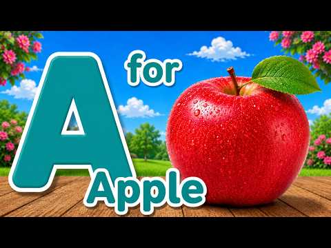 🐱 Fun ABCD Song for Preschool Kids | A for Apple B for Ball C for Cat D for Dog ⭐