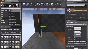 UE4 Tutorial: Introduction to Geometry Brushes (BSP)