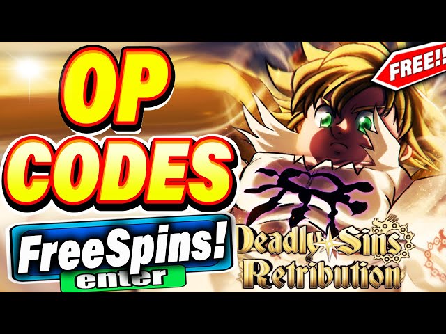 Deadly Sins Retribution Codes  How To Redeem Codes of Deadly sins