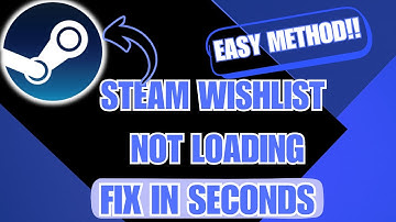 STEAM WISHLIST NOT LOADING! | Wishlist An Error Was Encountered While Processing Your Request?