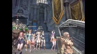Tera Online NA CBT4 ending party.