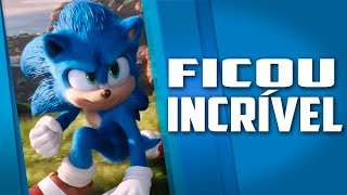 Visual repaginado de Sonic estampa novo pôster do filme - Pipoca