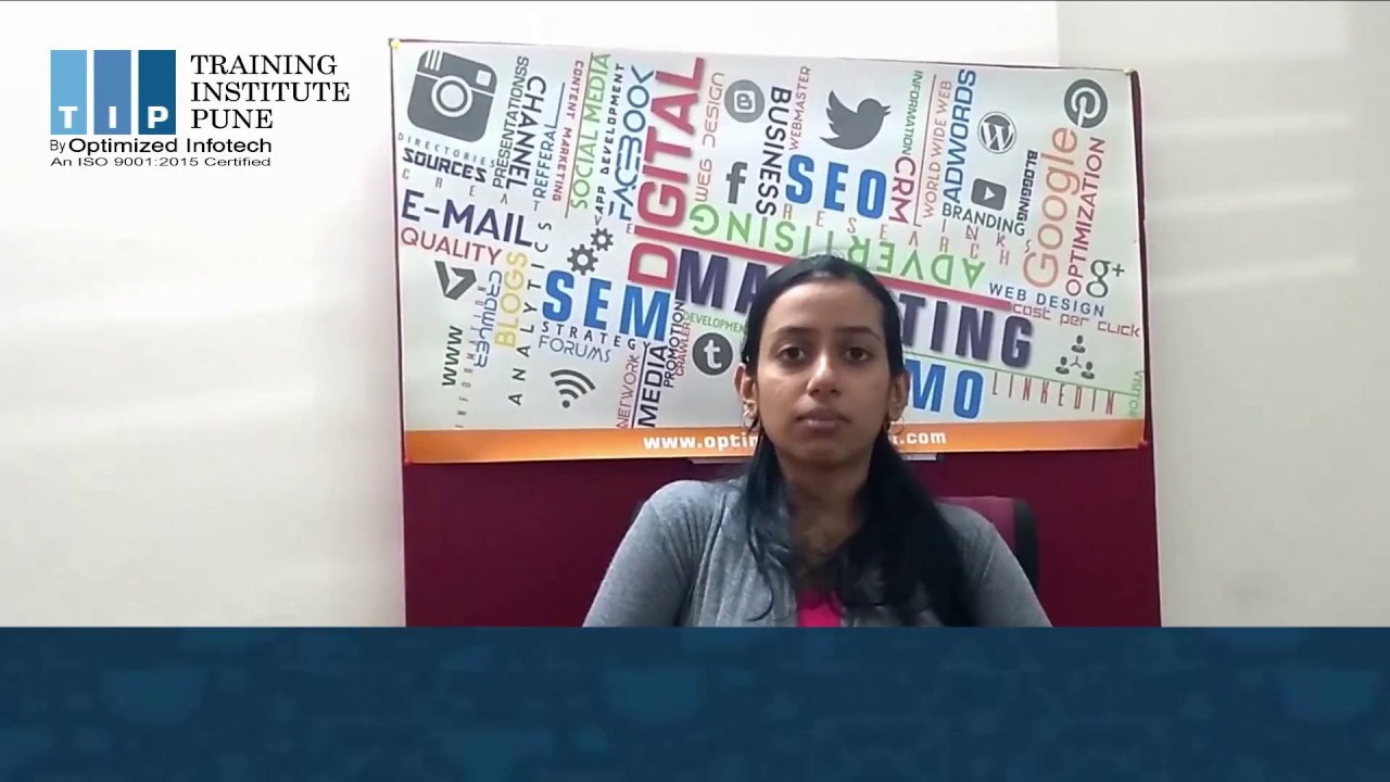 Training Institute Pune Review by Ashwini Patil for Digital Marketing Training Courses in Pune