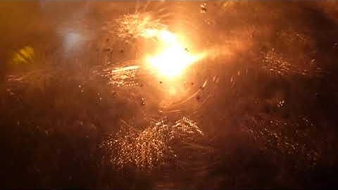 Chladni patterns on a brass plate surface with water (2)