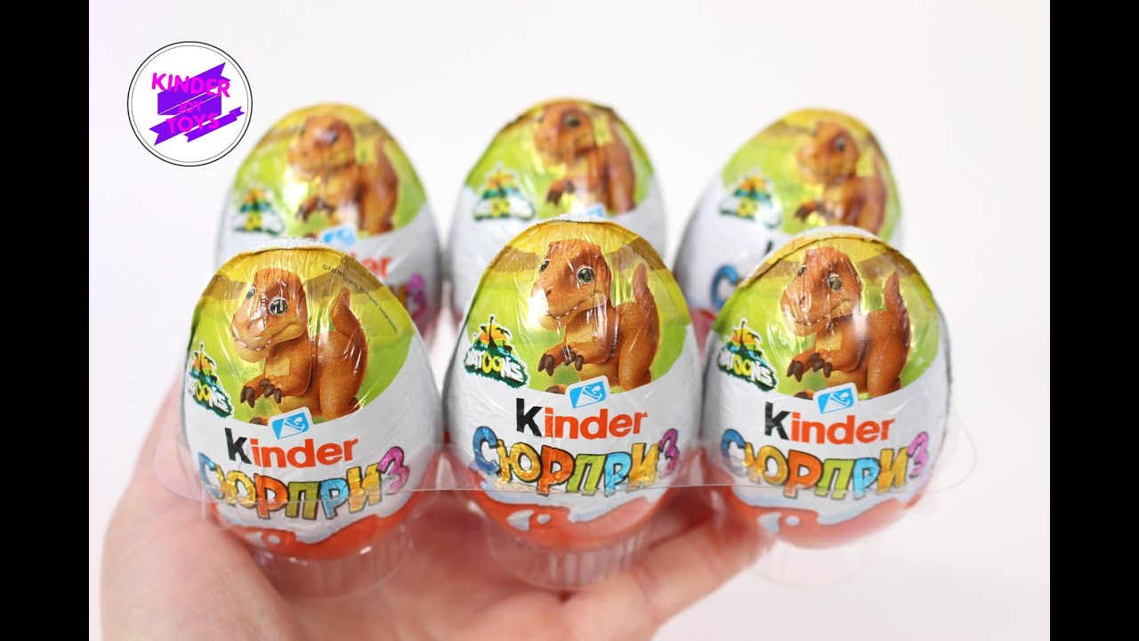 Kinder Сюрприз Natoons Dinos (Динозавры). Знакомство с новой серией.