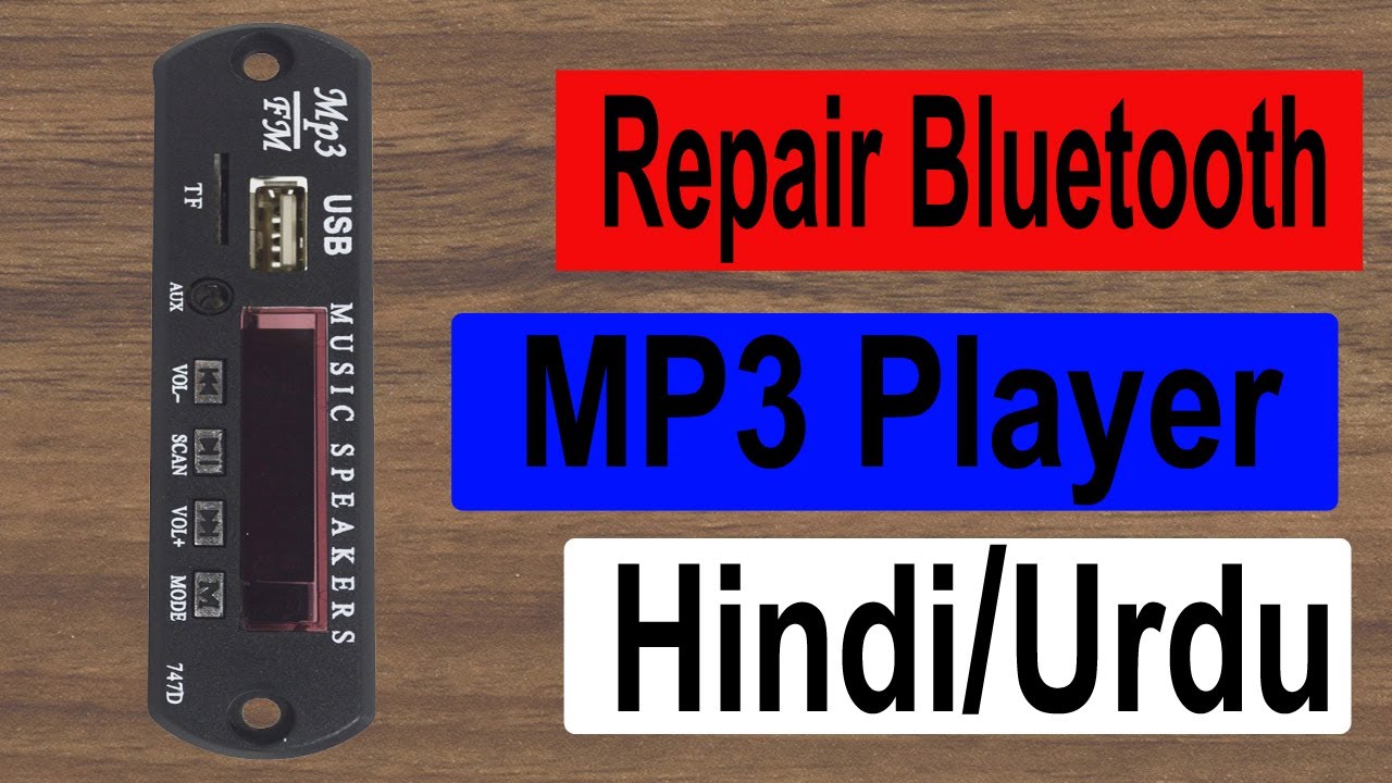 How To Repair Bluetooth Mp3 Player Pannel / Usb Mp3 Player Repair In