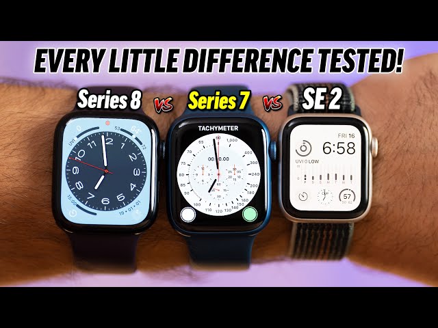 Apple Watch Series 8 vs 7 vs SE 2 - ULTIMATE Comparison!