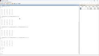Creating Matrices in Scilab Code