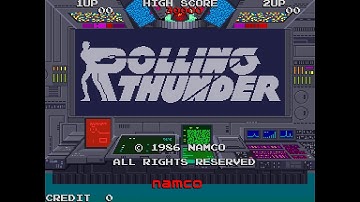 ROLLING THUNDER ローリングサンダー BGM 006 コングラチュレーション (arcade game music)
