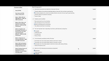 NBA Accreditation and Teaching and learning in Engineering (NATE) Week 8 Assignment