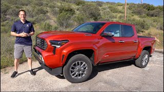 Is the 2024 Toyota Tacoma Limited iFORCE MAX better than a GMC Canyon Denali?