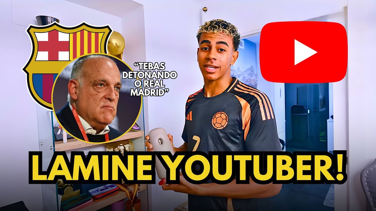 Barça precisa de ZAGUEIRO AGORA: Aké/Disasi oferecidos + Lamín Yamal YOUTUBER (Tebas detona o Real!
