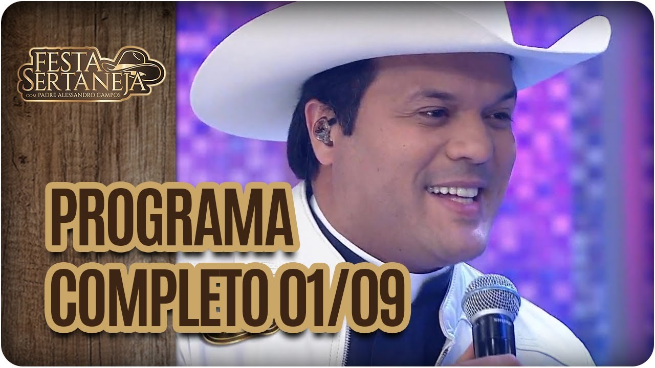 Completo: Teodoro Sampaio e Adriana Sanchez-Festa Sertaneja com Padre Alessandro Campos(01/09/17)